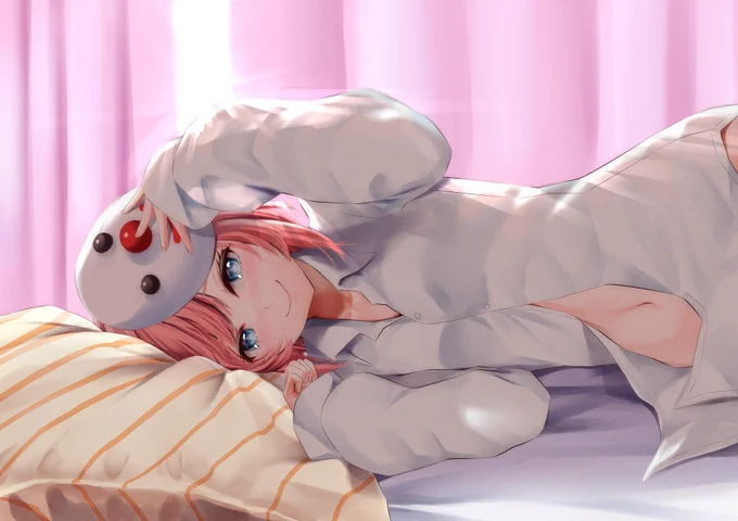 朝起きたら…#Skeb リクエスト描かせていただきました! 