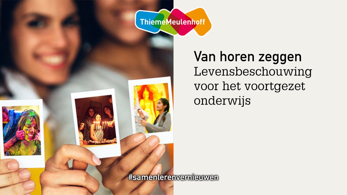 Zet leerlingen aan het denken over religies en ethiek. Van horen zeggen is ontstaan uit de behoefte aan een objectieve benadering van de religies: fenomenologisch. Verschijnsels worden dus altijd beschrijvend benaderd. 

Ontdek het vernieuwde lesmateriaal: bit.ly/Van-horen-zegg…