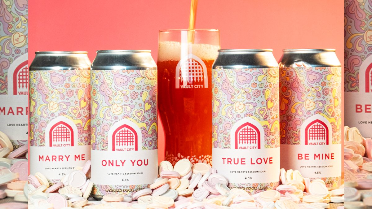 TremblingMad's tweet photo. 𝓛𝓞𝓥𝓔 𝓗𝓔𝓐𝓡𝓣𝓢 @vaultcitybrew 
Sweet strawberries, lime juice and the lemon sherbet zing of our mixed fermentation base beer come together to create a session sour you can truly fall in love with. 

https://t.co/hugqijDXIX https://t.co/qU76jyaRjU