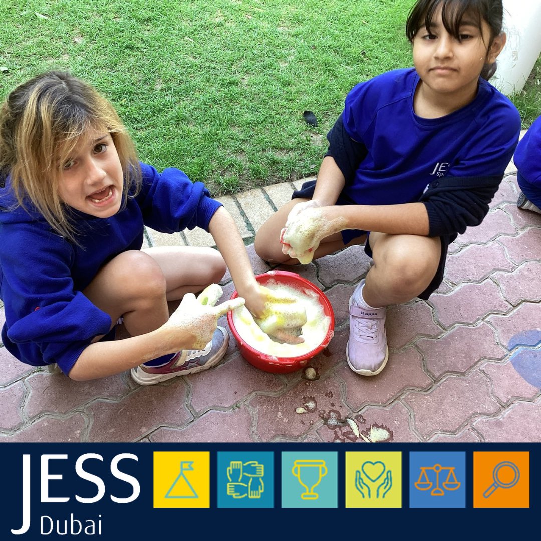 JESSAlumni's tweet image. JESS Jumeirah Year 3 had so much fun learning about imperative verbs! They washed their toys and used lots of imperative verbs, then transferred this to writing instructions later!