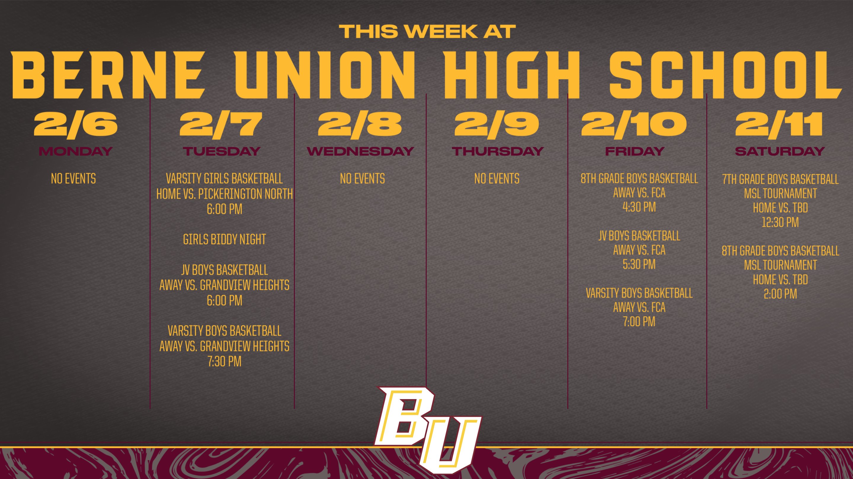 Berne Union Athletics (BerneUnionATH) / Twitter