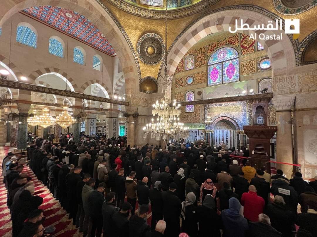 PalinfoAr's tweet photo. تغطية صحفية: " مقدسيون يؤدون صلاة الجنازة على ال��نكوبين في سوريا وتركيا جراء الزلزال المدمر" https://t.co/6lPYLeCXKq