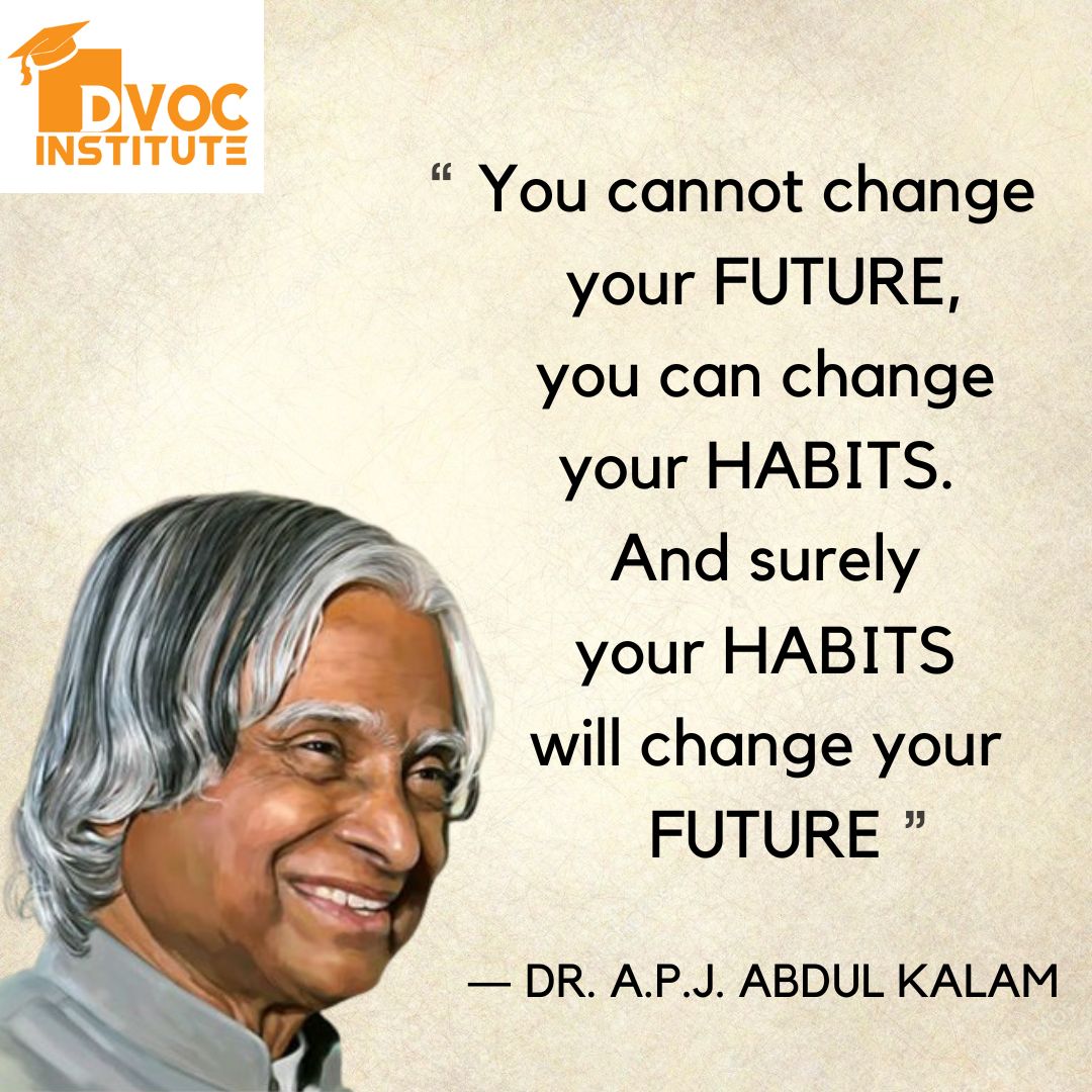 DVOC_INSTITUTE's tweet photo. Monday Motivation with the powerful words of India's Missile Man.🚀
#drapjabdulkalam #MissilemanofIndia #dvocinstitute #dvocprograms #dvocmotivationalthought #habit #future #motivation #thought #dvoc #learning #knowledge #greatperson https://t.co/FyNuuOHNbB