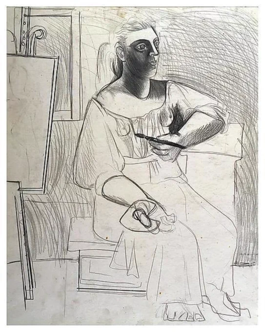 Arshile Gorky, Untitled  c. 1930–31
Graphite on paper 