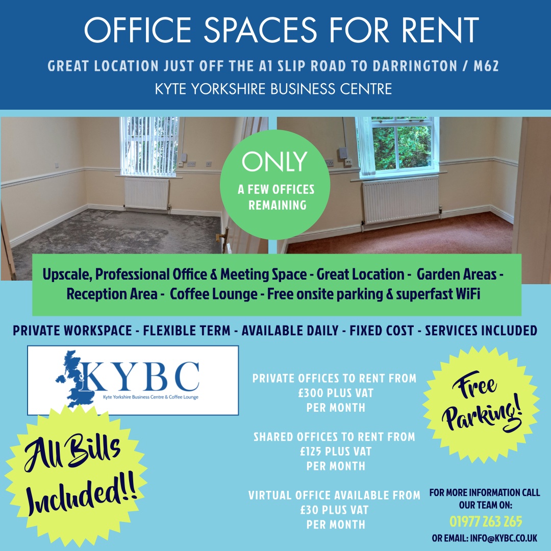 KybcBusiness's tweet photo. ONLY A FEW SPACES REMAINING!
Prices : Starting from £ 300.00/Per month plus vat
Availability :
The minimum stay is – 12 months
The maximum stay is – No limit https://t.co/apkjKsRoQ8