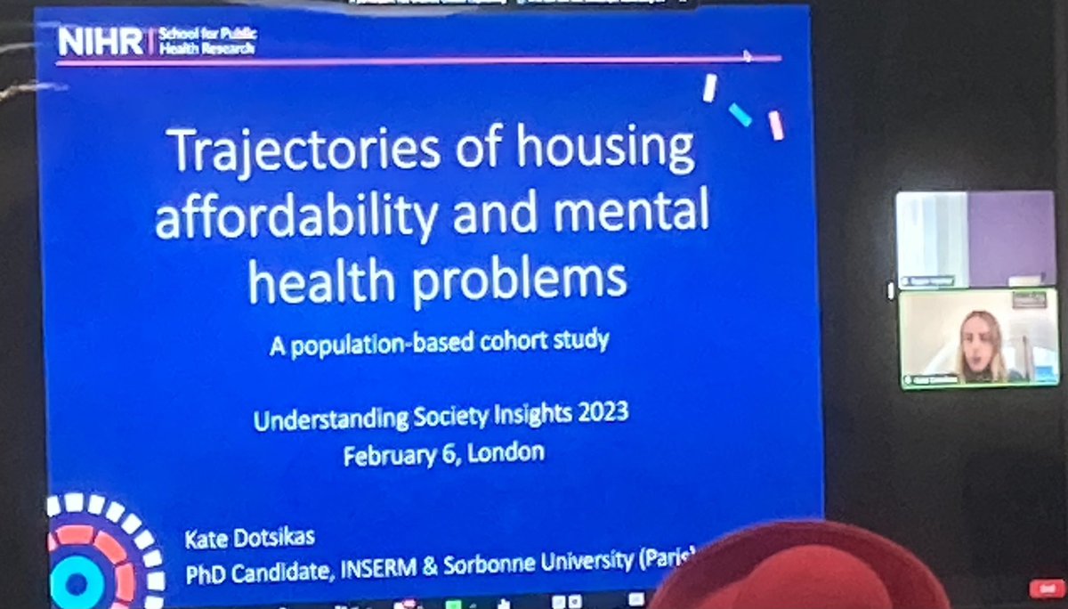 usociety's tweet image. We’re now joined by @DotsikasKate @Inserm on housing insecurity and mental health #InsightsLaunch