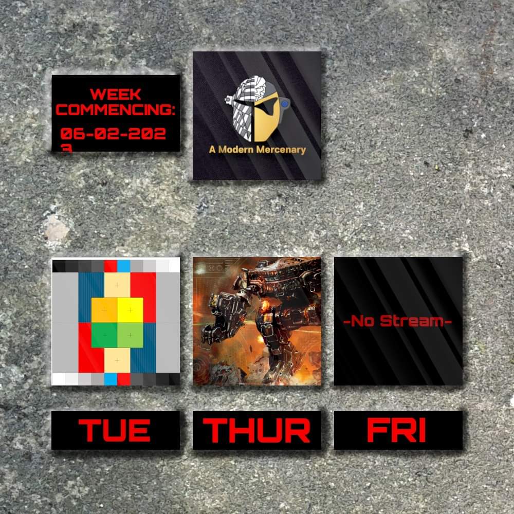 MonochromeMerc's tweet image. It's about this time I notice the formatting error.. But even with that fault we continue!

It's a short week this week, lucky dip in Tuesday as I'm not sure how/where ill be, and Mechwarrior 5 Mercenaries on Thursday.

Stay safe y'all!
#NotAProfessional