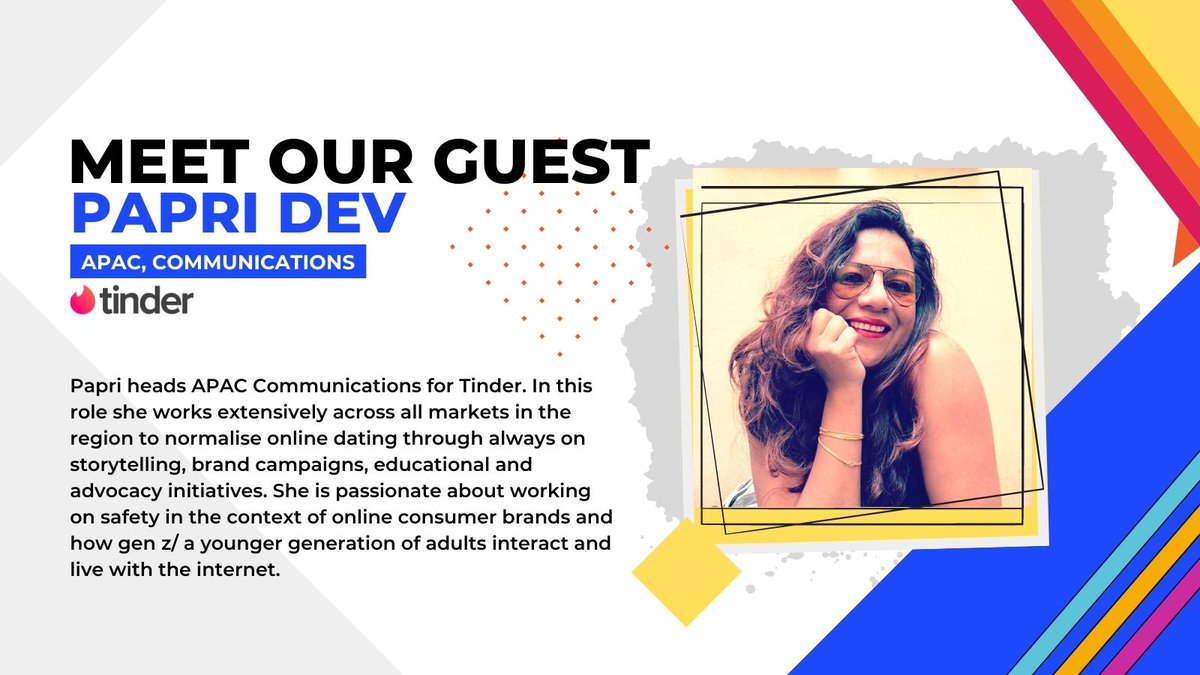 SociallyBlog's tweet image. Meet our guest for Tomorrow, Papri Dev. 
Join us on 7 February, 4 PM IST⏱️
Streaming LIVE!

#SwipeSafe #SaferInternetDay #SaferInternetDay2023