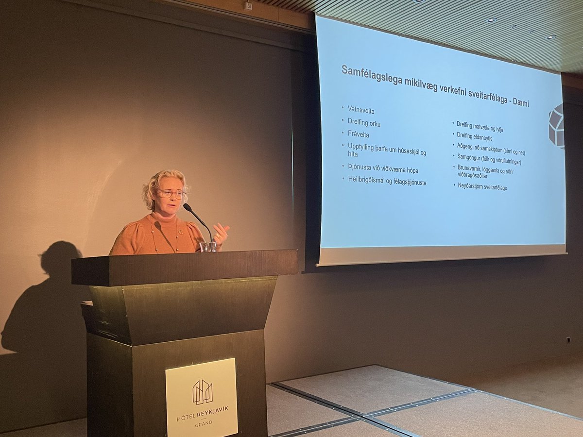 Erindi Maríu Stefánsdóttir á viðburði Mannvits, Erum við tilbúin? Innviðir og loftslagsbreytingar var vel tekið á föstudaginn 3.feb. á Grand hótel. #áhættumat #sveitarfélög