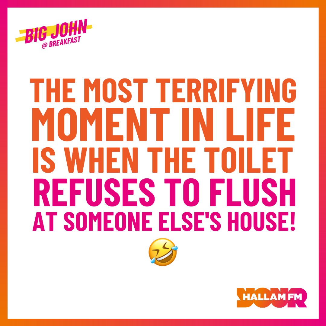 Hallam FM on Twitter "So true!!! 😂 Anyone else experienced this?! 🚽 💩"