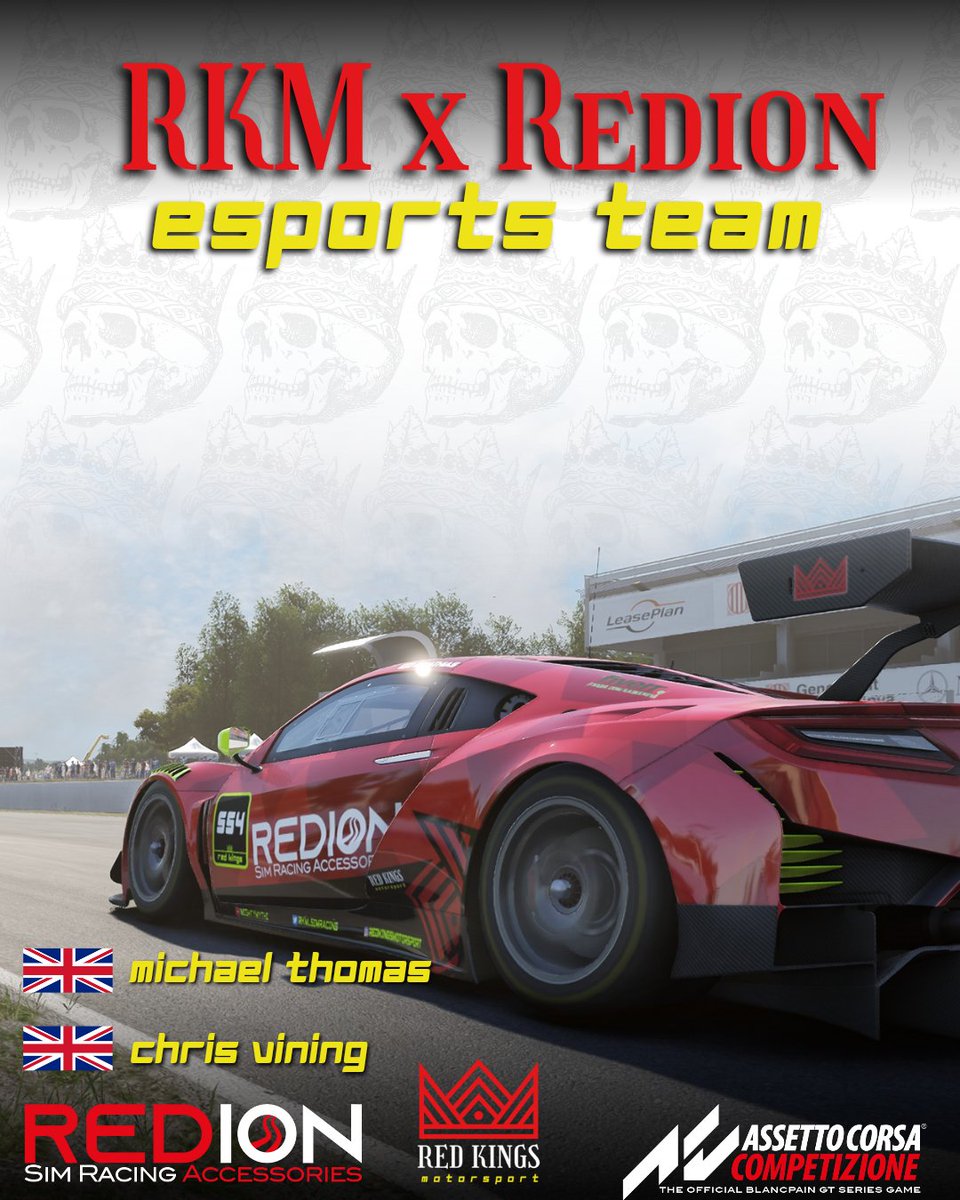 RKM_Simracing's tweet photo. Big things on the horizon!
We're launching our own eSports team with our two fastest drivers 😍
Space for a third in future 👀
#assettocorsa #esports https://t.co/AUVgNqf9b0