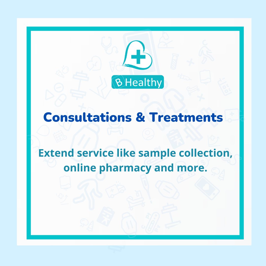 We make healthcare more accessible and convenient for you with online sample collection, home delivery of medications and more at BHealthy. 

#WHealthyfy #BHealthy #healthcare #digitalhealth #teleconsultation #telemedicine #healthcareproducts #healthcareservices #wellness