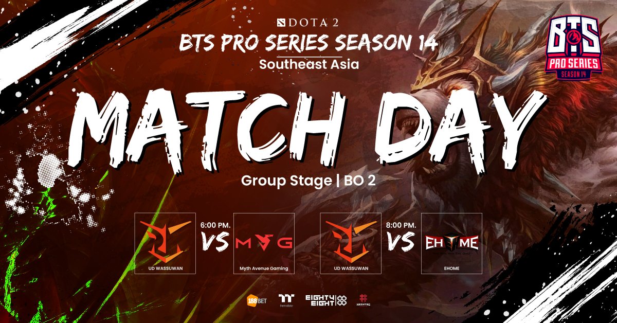Hello UDV Fans! 
we have 2 matches today🫡
Let's cheer up our boy🥳
🖥 : twitch.tv/beyondthesummit

#188BET #Thermaltake
#EightyEight #HashtagEsports
#UDVUnite #UDV #BTSProSeries 
#beyondthesummit
