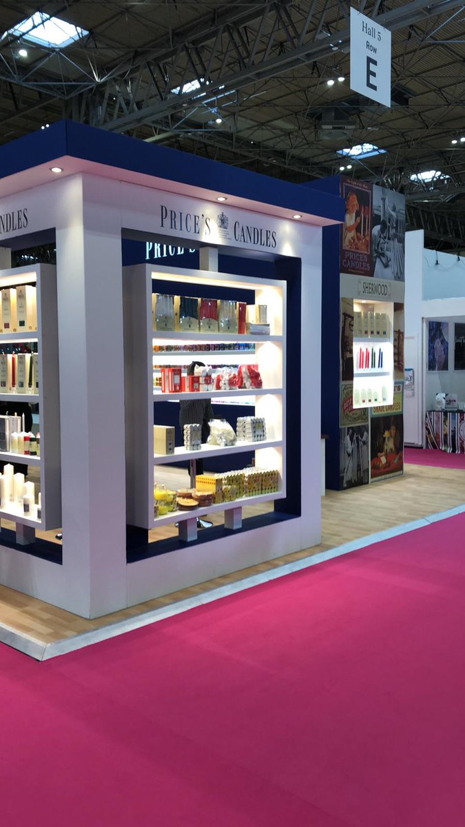 PricesCandlesUK's tweet photo. Come and see the Price's Candles Team and our beautiful candles.

HALL 5 STAND D44- E45

#springfair2023 #pricescandles #candles https://t.co/ebmxh75g18