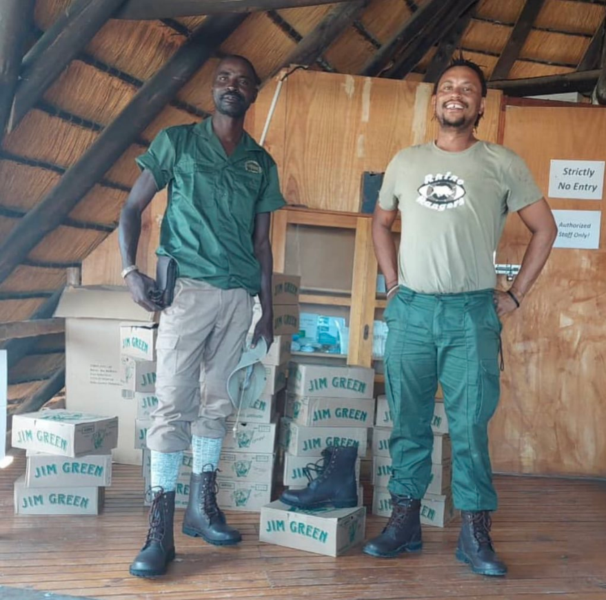 JimGreenFW's tweet photo. In 2022, the Save The Rhino Namibia Rangers logged over 50 000 foot kms🤯, which means that these boots will certainly be tested in the harsh terrain of North-west Namibia - Kunene Region 🇳🇦as their trackers continue to monitor the rhinos throughout the landscape🦏

#JimGreen https://t.co/mHNRFSph0o