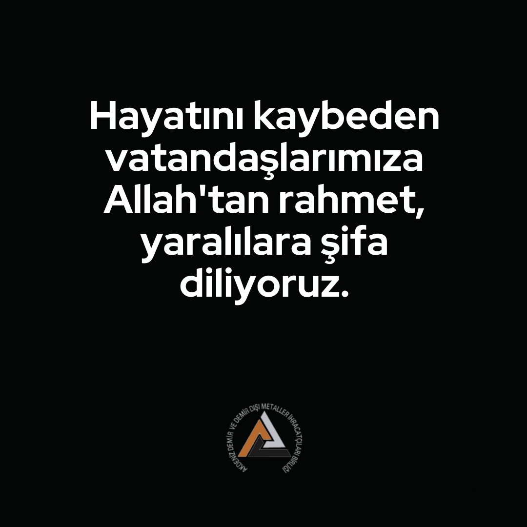 admib_tr's tweet photo. Hayatını kaybeden vatandaşlarımıza Allah'tan rahmet, yaralılara şifa diliyoruz. https://t.co/rKthpz9x4K