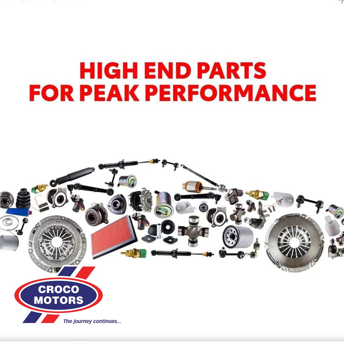 Only use genuine parts. Visit any of our service centers for a tune up to see what your car can really do. #vehicleservice #repairs #maintainance #crocomotors #thejourneycontinues #harare #Zimbabwe