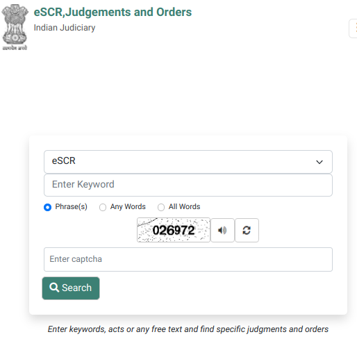 Do you know that you can access digital copies (pdf) of reportable Supreme Court judgments from 1950-2021 along with headnotes for free ?  Thanks to eSCR project by SC e-Committee.

Retweet if you came to know about it through us.

Like if you know it already and is using it.