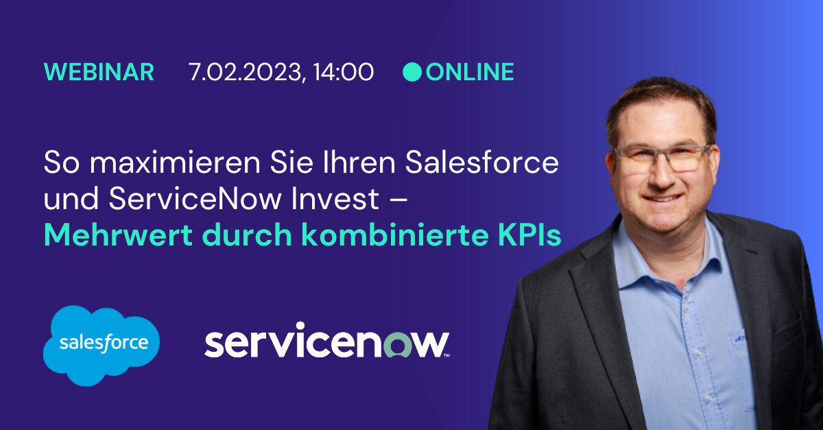 Zahlreiche Unternehmen investieren signifikant in Plattformen wie Salesforce oder Servicenow. Doch was dann? 
Tritt der Mehrwert ein oder nervt das System alle nur? 
Wir Euch spannende Einblicke, welche KPIs wirklich relevant sind
Online ➡  lnkd.in/dhgVavwW