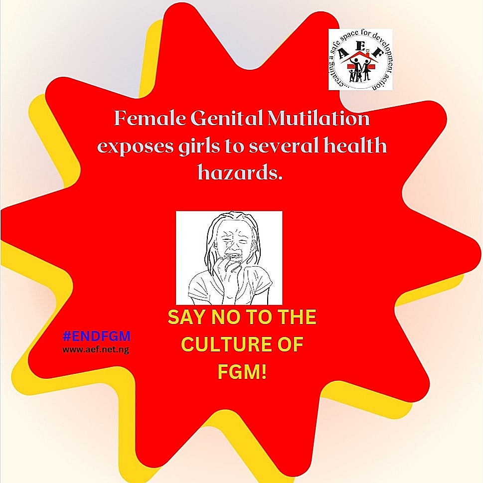 Globally, over 200 million girls and women have passed  through female genital mutilation (FGM), and at least 4 million girls are still at risk of undergoing the bizarre practice each year. FGM exposes girls to several health hazards including HIV/AIDS, etc. #EndFGM #protectgirls