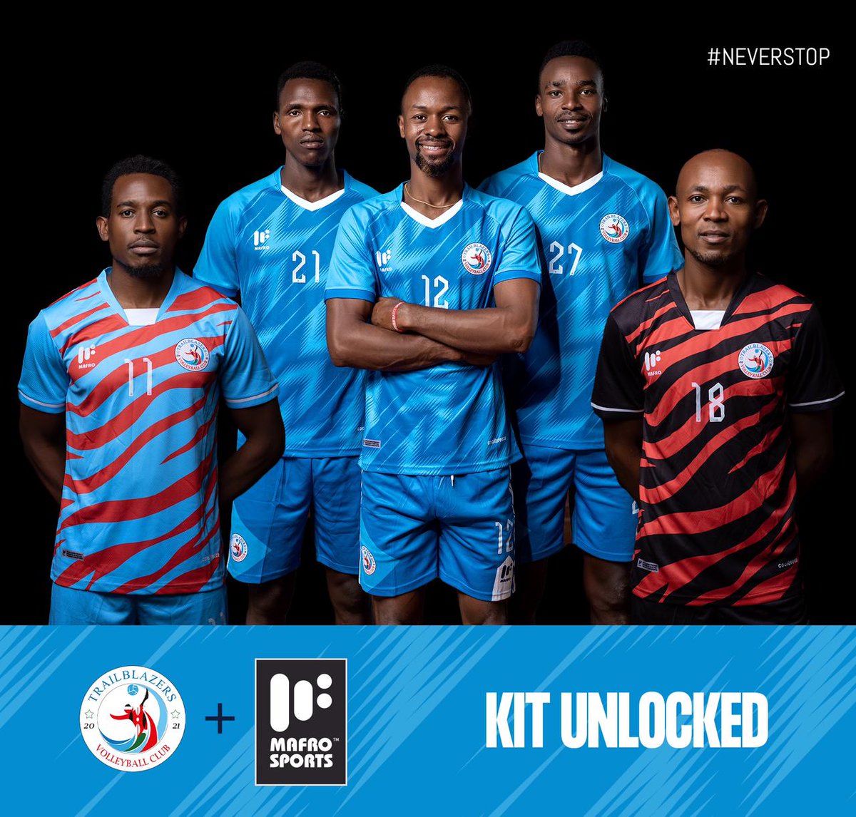 It’s Official! We are pleased to unveil our new kits in partnership with MAFRO Sports! Proud to be associated! 🏐🏐
#WeAreBlazers #TVCMAFRO #NeverStop