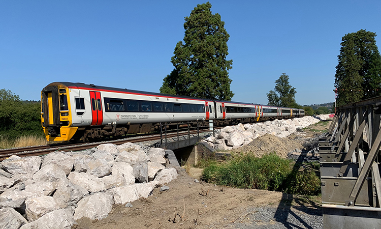 Hard Land           - SAVEATRAIN.COM #networkrail #cambrianline #trains #resilience #britishrail #extremeweather