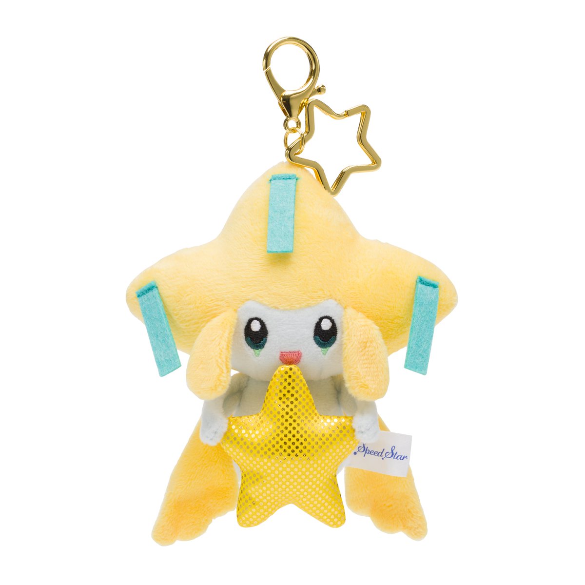 pkmnplush's tweet photo. 「Jirachi」 スピードスター Speed Star plush keychain https://t.co/y7x1Z8lIry