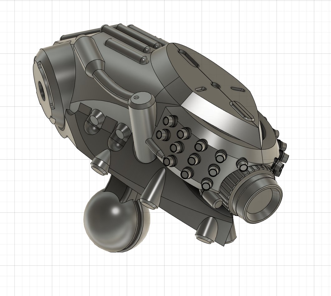 Late night working on this dude. I'm going to call this head, DONE. #mecha #3dmodeling