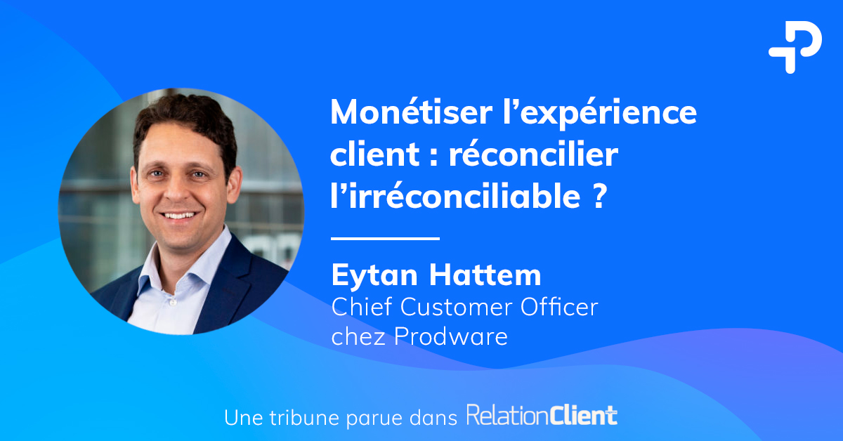 ProdwareGroup's tweet image. Monétisation et expérience client : deux notions sur le papier antagonistes mais peuvent-elles pour autant cohabiter ?
Notre CCO nous montre comment l’expérience client franchit de nouvelles frontières et embrasse de nouveaux indicateurs de performance. 
okt.to/uoF5qD