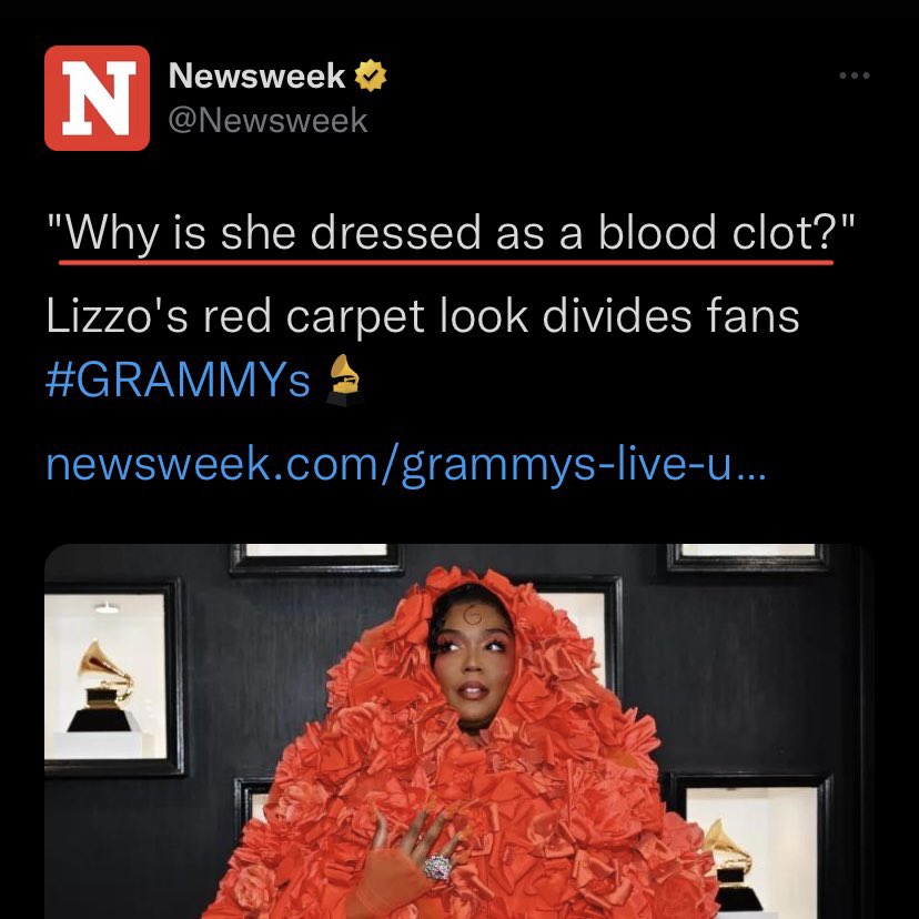 rabbit_szn1's tweet image. Is there a satanic ceremony that #phizer won’t sponsor?

#Grammys2023 
#GRAMMYs 
#Lizzo