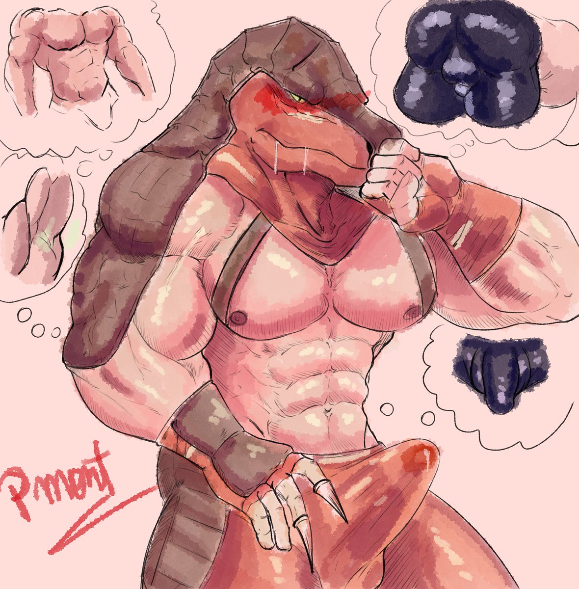 "Even the mighty tyranno has his urges..."

#SeductiveSunday 

🎨: pinumontbalou