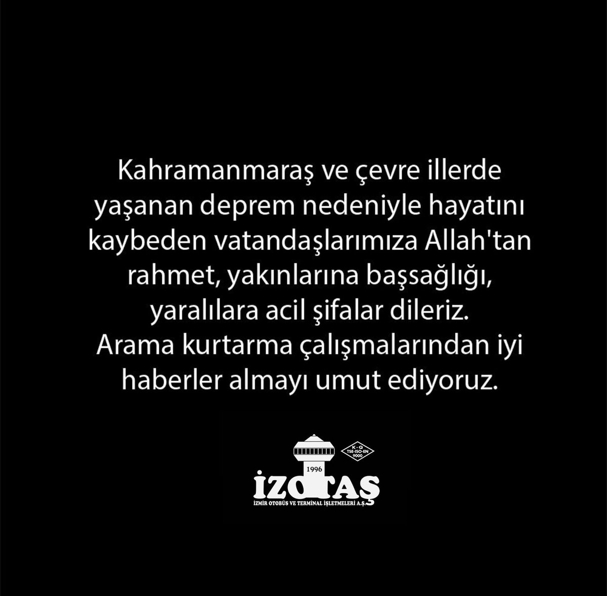 Geçmiş Olsun TÜRKİYE