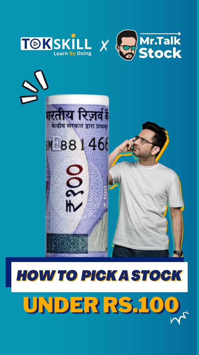 Tokskills's tweet photo. Ready to strike gold in the stock market? Mark your calendars for 11th Feb-11 AM, Mr. Talk Stock is gonna reveal his secret to finding undervalued gems under ₹100
Register now to secure your seat!
Link :https://t.co/hnkWkiiwKy
#stockmarket #stock #tokskill #tokskillapp https://t.co/Moh1yQMVef