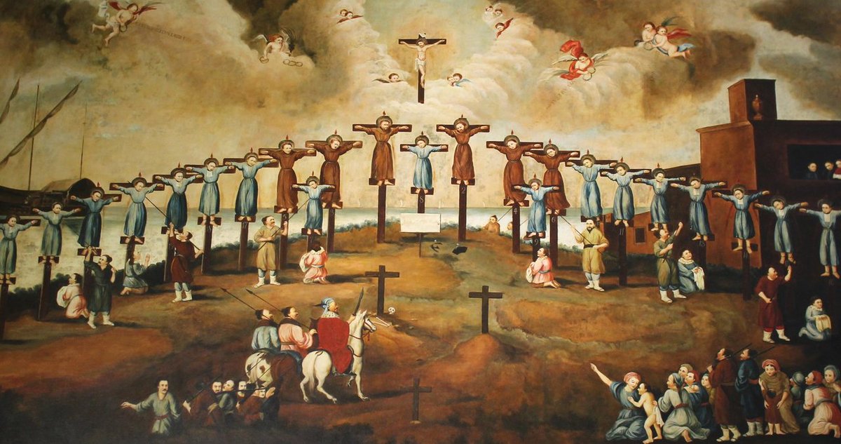FriarMario's tweet photo. St Paul Miki and Companions, the 26 Holy Martyrs of Japan https://t.co/Iy1mscuBTK