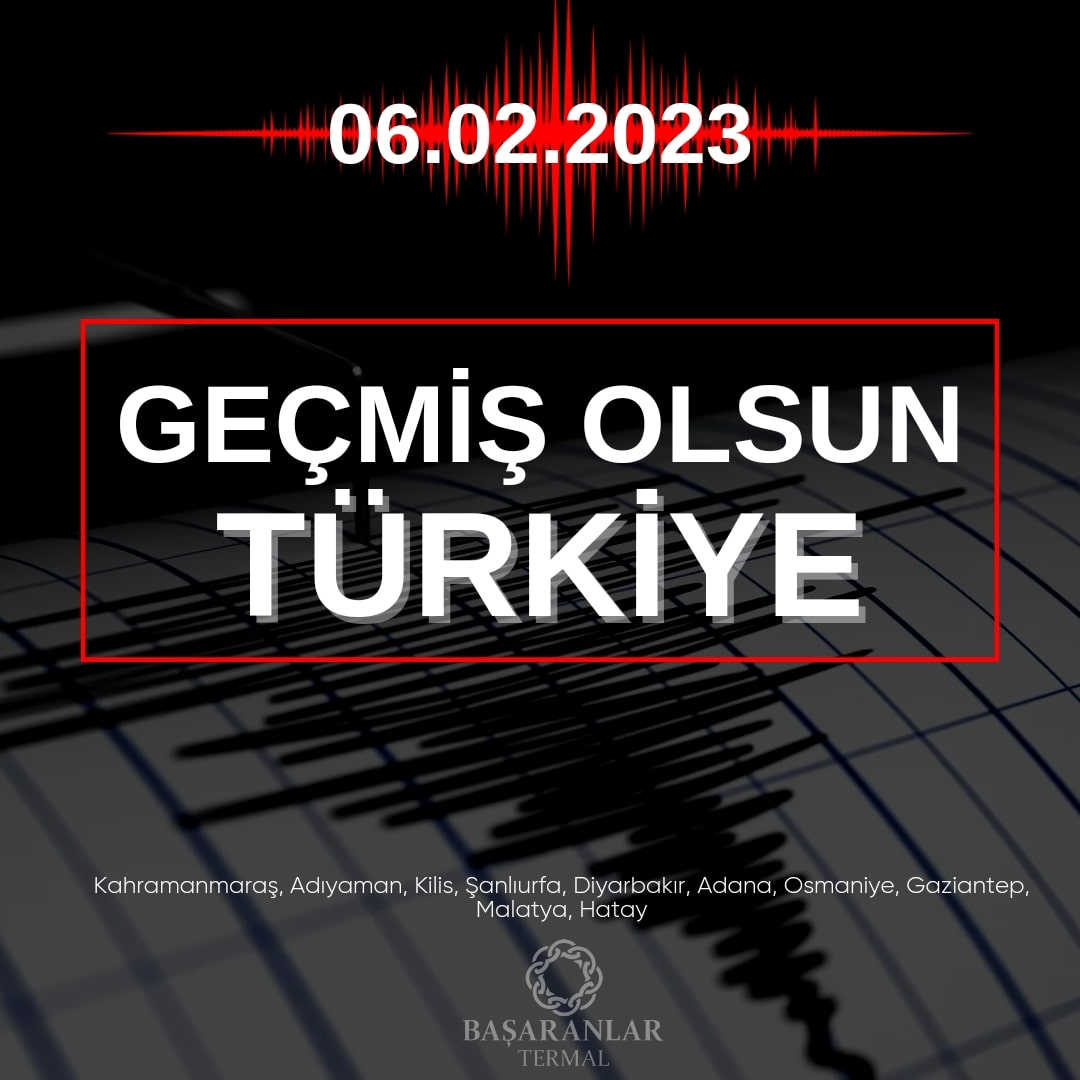 basarantermal's tweet photo. Merkez üssü Kahramanmaraş olan ve birçok şehrimizde hissedilen depremde hayatını kaybeden vatandaşlarımıza Allah'tan rahmet, yaralılarımıza acil şifalar diliyoruz.

#deprem #kahramanmaraş #antep #urfa #malatya #geçmişolsun https://t.co/qwNJ6z3Q4W
