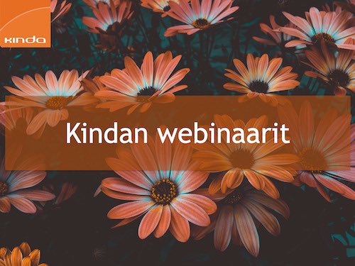 Kindafi's tweet photo. Kevään webinaarit on julkaistu: https://t.co/f724euOdra Tule mukaan!

#kindasome #KindanWebinaarit #webinaari #osaaminenesiin #hakukoneoptimointi #metaversumi #otasomehaltuun #tarinankerturi https://t.co/eFh6CqFQoV