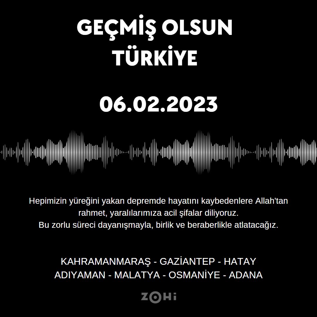 Hepimizin yüreğini yakan depremde hayatını kaybedenlere Allah'tan rahmet, yaralılarımıza acil şifalar diliyorum.
Bu zorlu süreci dayanışmayla, birlik ve beraberlikle atlatacağız.

#deprem