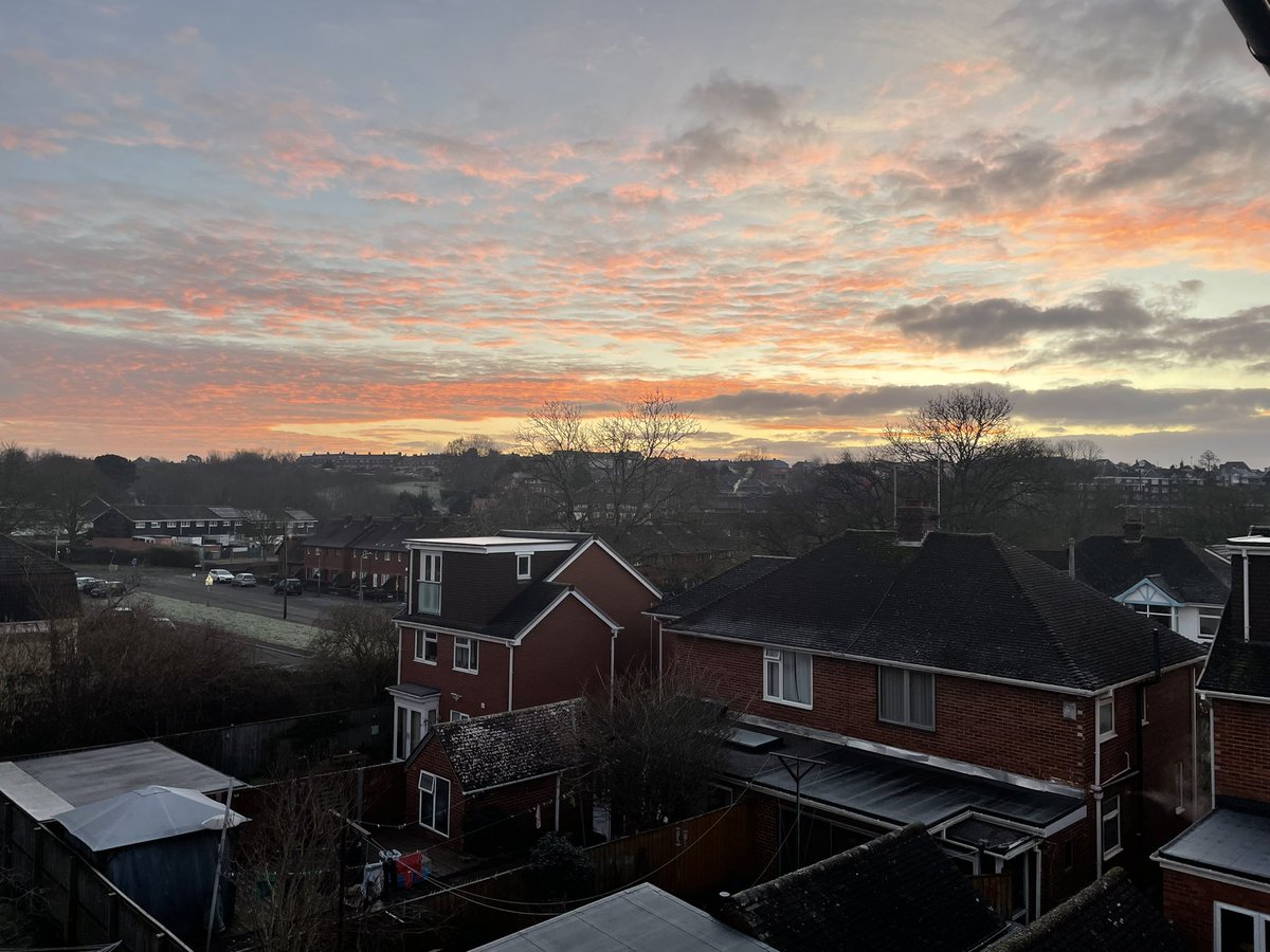 That morning sky 💕 #Mondayvibes