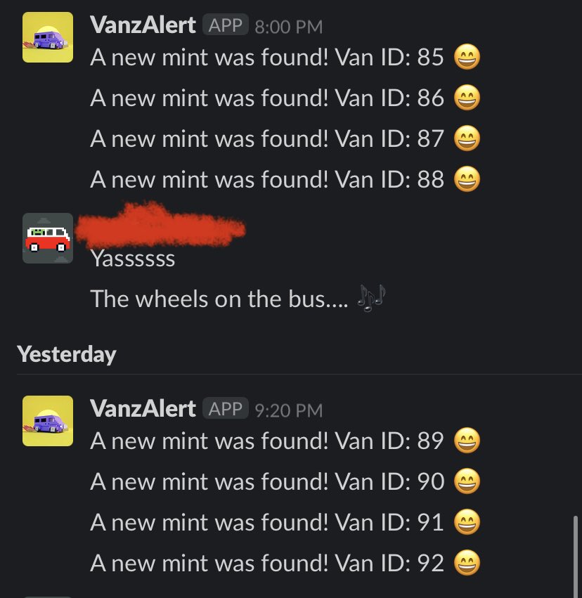 Vanz are picking up speed… 
cryptovanz.com