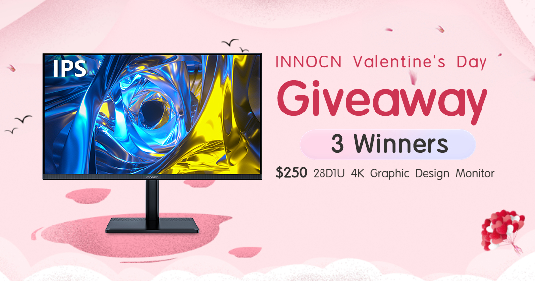 InnocnOfficial's tweet image. ❤️Valentine’s Day #Giveaway ❤️
 $250 #INNOCN 28D1U 4K #GraphicDesignMonitor
🤩Enter to Win 👉: bit.ly/innocnvday
🔥How to Win
1.Comment Your Impressive Valentine’s Day (what impressed you ) on FB/Instagram/Twitter Post. 
🥰2.All the Comments STAND A Chance to win 28D1U.