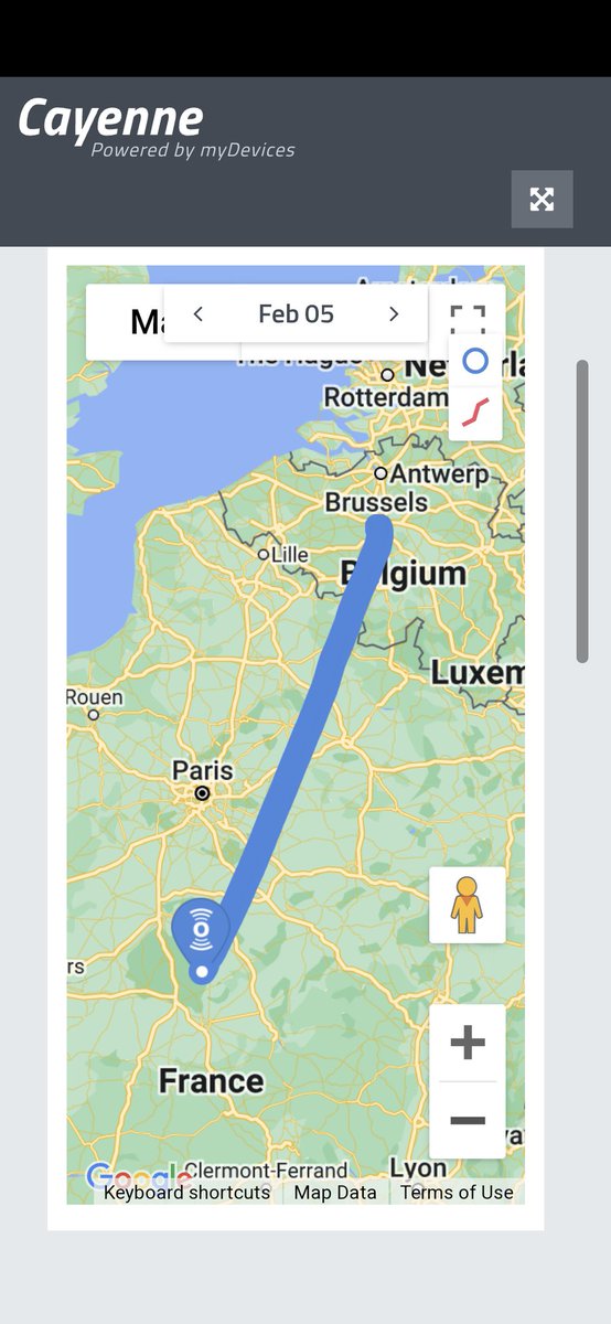 The final stats coming soon, but yesterday's flight of TinyGlobo 1 was an absolute success! Here is the map of its 4 hours journey before battery was drained. #tinygo #golang #fosdem #picoballoon