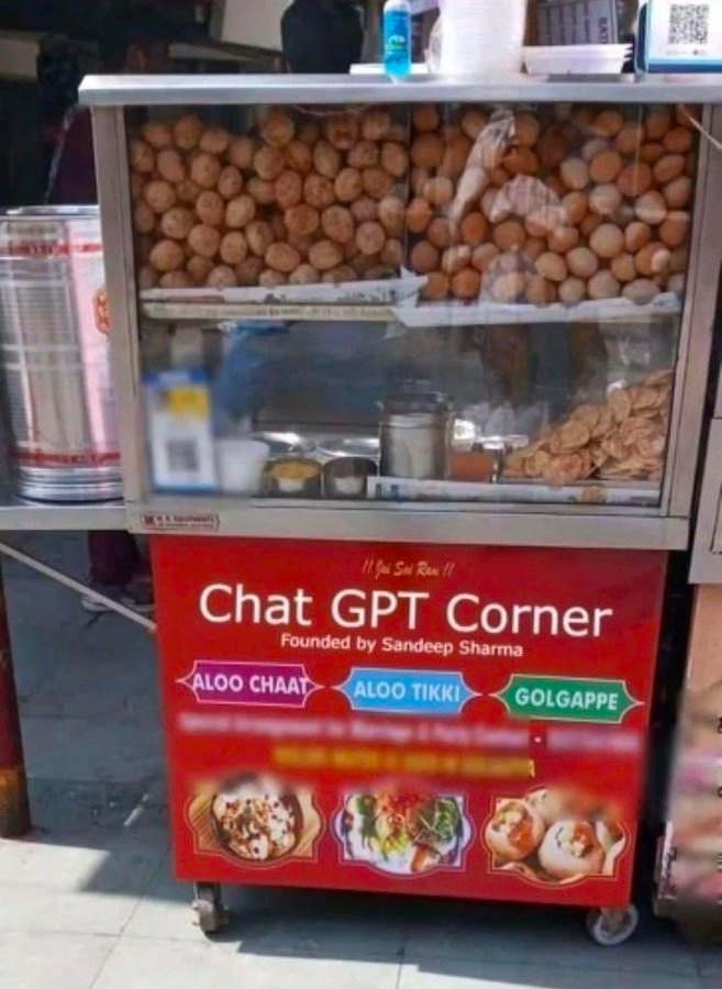 yu_angela's tweet image. You can get Chaat GPT in Mumbai for less than $20/month. 😂