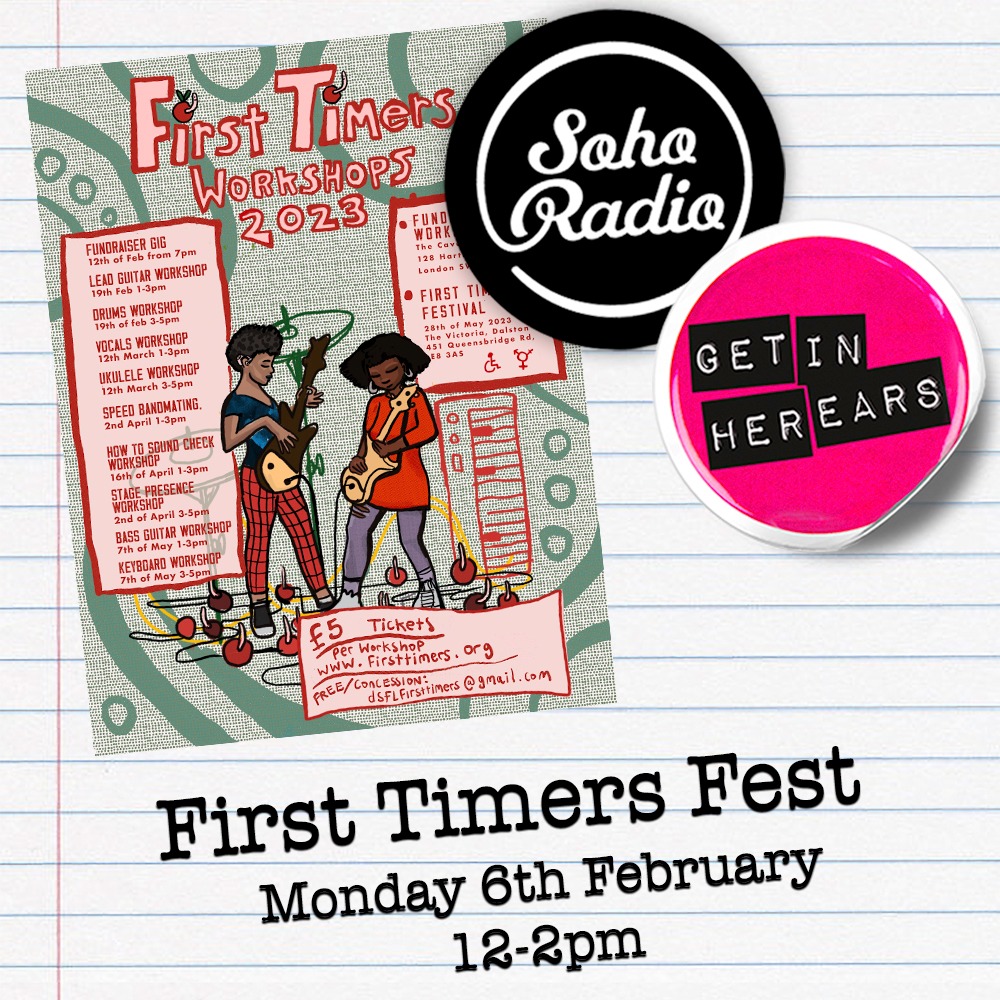 Get In Her Ears (@getinherears) on Twitter photo π» TODAY: We're back on <a href="/sohoradio/">Soho Radio</a> from 12-2pm! π»
Join us for an eclectic mix of #NewMusic from women, non-binary & LGBTQ+ artists and a chat with Charlie & Mel from <a href="/FirstTimersFest/">FirstTimersFestLDN</a> ποΈ
Tune in here: sohoradiolondon.com π» TODAY: We're back on <a href="/sohoradio/">Soho Radio</a> from 12-2pm! π»
Join us for an eclectic mix of #NewMusic from women, non-binary & LGBTQ+ artists and a chat with Charlie & Mel from <a href="/FirstTimersFest/">FirstTimersFestLDN</a> ποΈ
Tune in here: sohoradiolondon.com