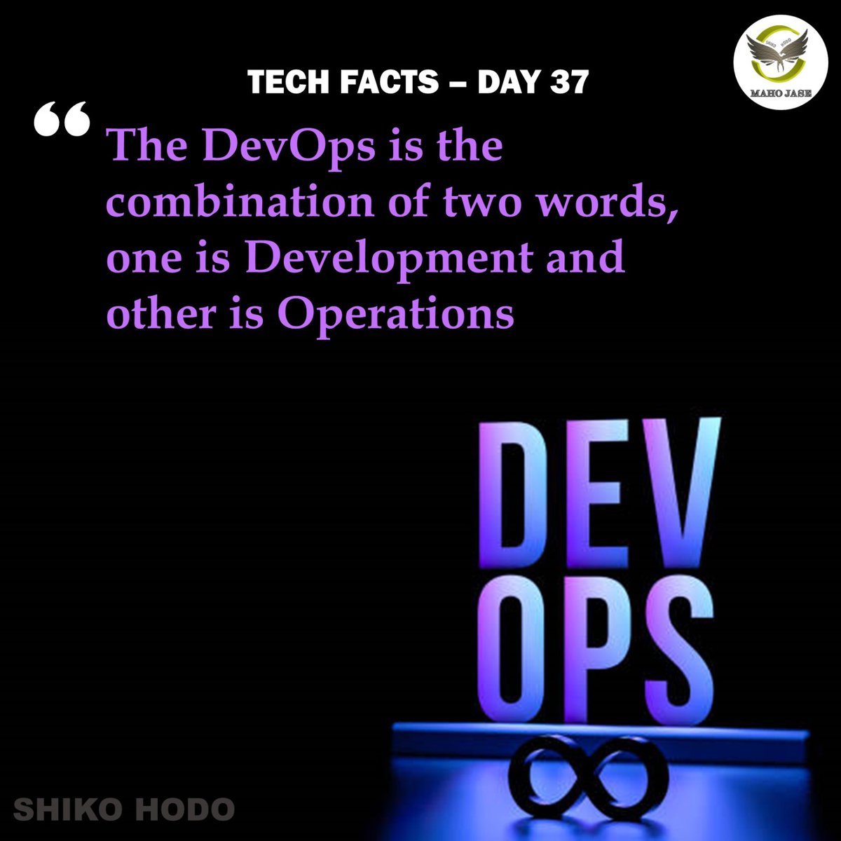 mahojase's tweet photo. Tech Facts - Day 37
#devops #cloud #devopsfacts #techcommunity #devopsengineer #devopstools #devopstraining https://t.co/Xz8kTy1zob