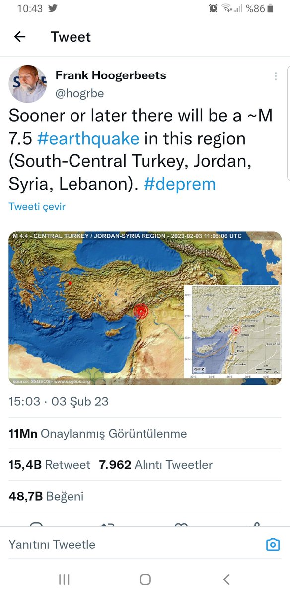 3 gün önce deprem olduğu söylenmişti.dikkate alan olmadi #deprem #gaziantepdeprem #adanadeprem #elazığdeprem