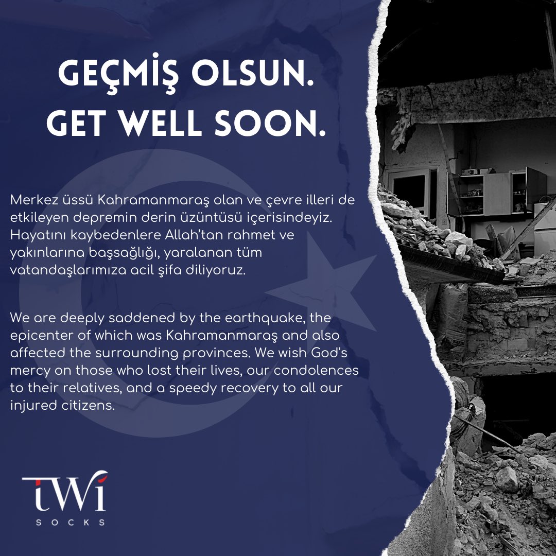 Geçmiş olsun.. #deprem