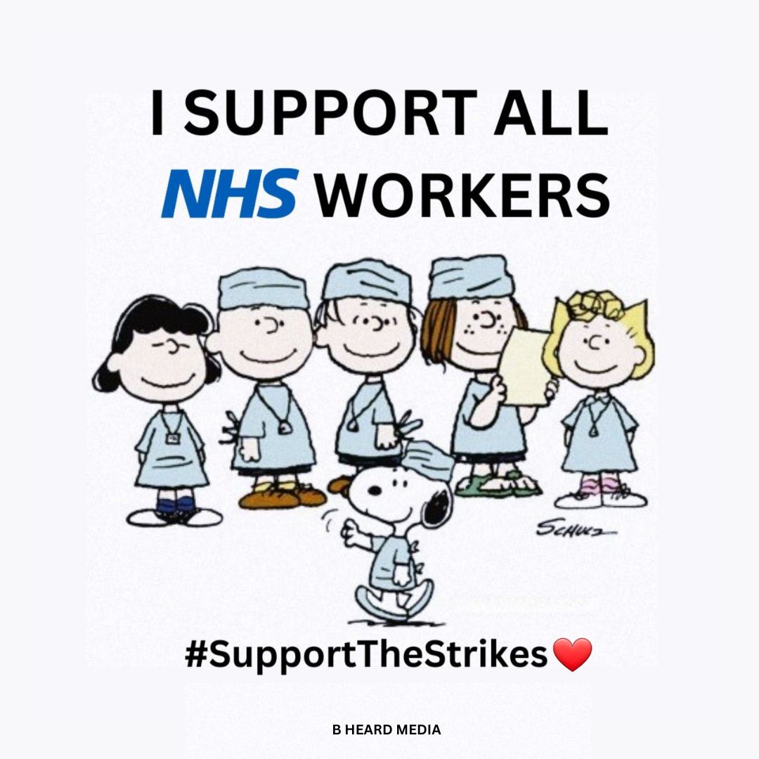 Solidarity with all NHS workers forced to take strike action today to #SaveOurNHS 💙

#EnoughIsEnough
#SupportTheStrikes
#AmbulanceStrike #NursesStrike
#FairPayForNHS✅️ #FairPayForNurses ✅️