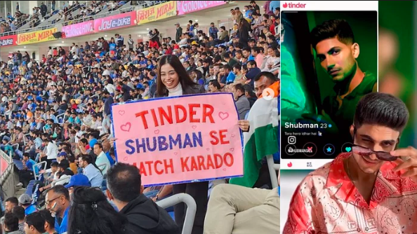 afaqs's tweet photo. Cricketer @ShubmanGill has responded to a fan’s request for @Tinder_India to match with him. 
More details: https://t.co/G3e9lVZpsM

#tinder | #shubmangill | #cricket | #sports | #dating | #creative | #billboard | #ooh | #momentmarketing | @Anukool_Kumar https://t.co/nSvEMEDcMA
