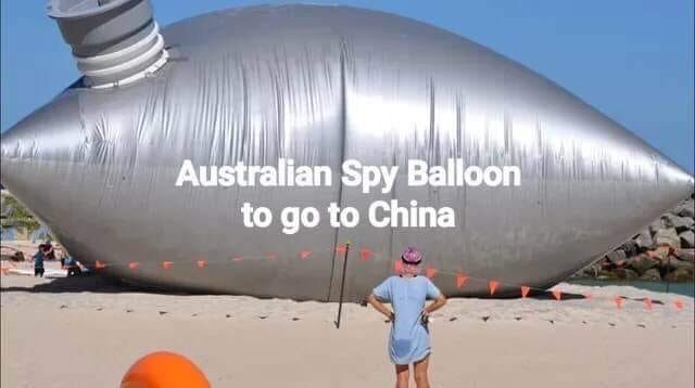 TraceyTLC333's tweet image. #SpyBalloons #Australia #SpyBalloonDown