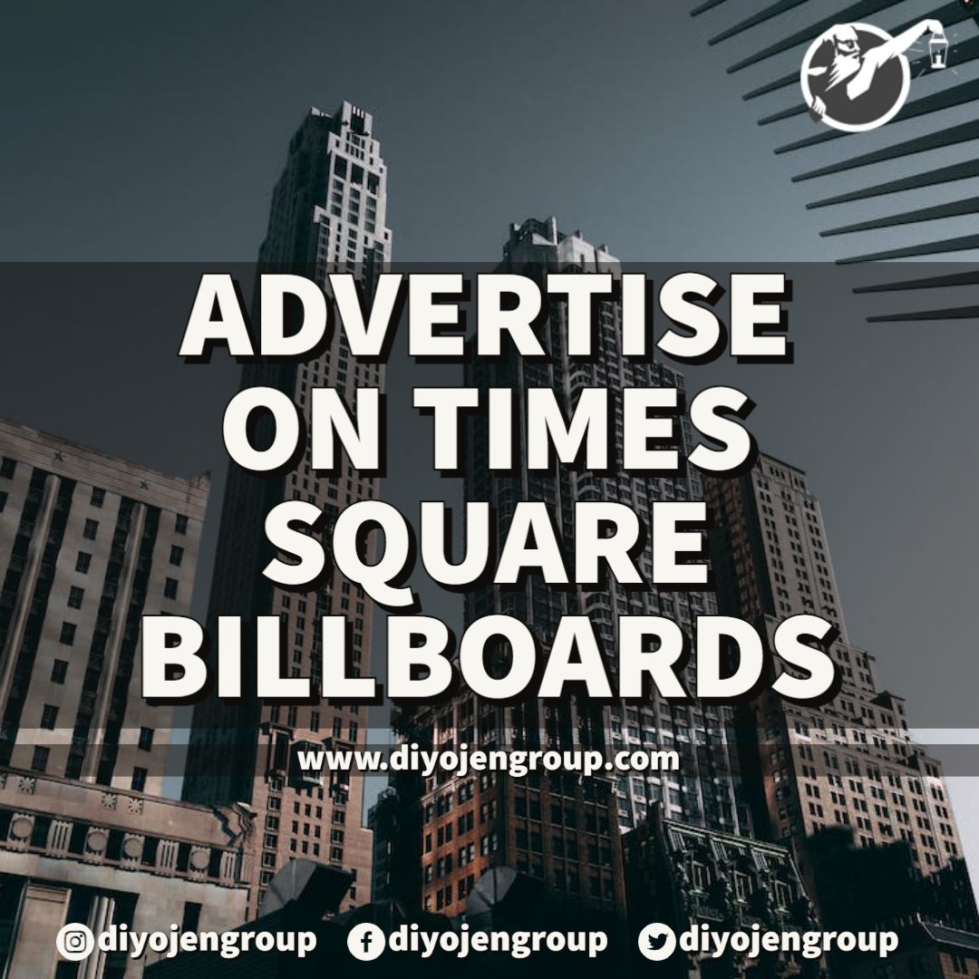 DiyojenGroup's tweet photo. ADVERTISE ON TIMES SQUARE BILLBOARDS
REKLAMINIZI TIMES BILLBOARDLARINDA YAYINLAYALIM
https://t.co/MD9JLydfyY
info@diyojengroup.com
#usa #timessquare #billboard #advertise #newyork https://t.co/ctv4HeutMK